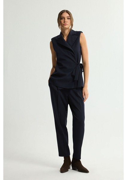 Beli Lastikli Pantolon Lacivert 153L8895002 fırsatları