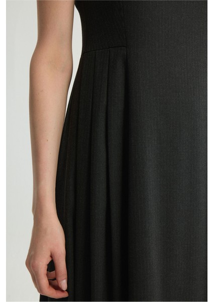 Çizgili Kolsuz Elbise C.antrasit 124L9683000 fiyatları