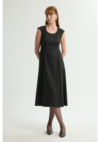 Çizgili Kolsuz Elbise C.antrasit 124L9683000 modelleri