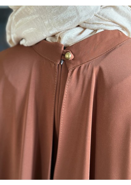 Pelerinli Bel Bağlamalı Elbise 1002 fırsatları