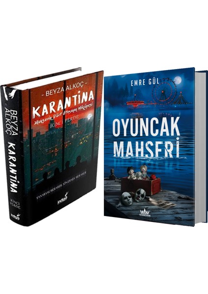 Oyuncak Mahşeri Ciltli ve Karantina 2 Ciltli Beyza Alkoç 2li Set