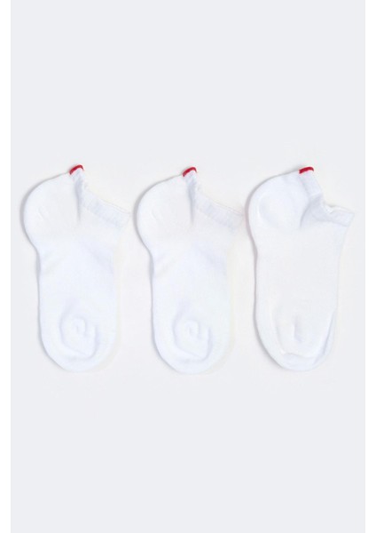 Run 3 lü Erkek Basic Patik Çorap Beyaz/Beyaz/Beyaz fırsatları
