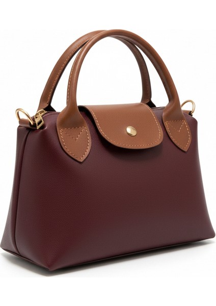 Bordo Kadın Omuz ve El Çantası modelleri