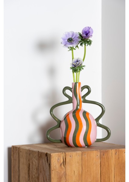 - Sofia Squiggle Wiggle El Boyaması Vazo fiyatları