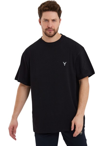 Erkek Oversize Kısa Kollu T-Shirt