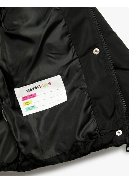 Uzun Kollu Cepli Kapitone Kapşonlu Mont fırsatları