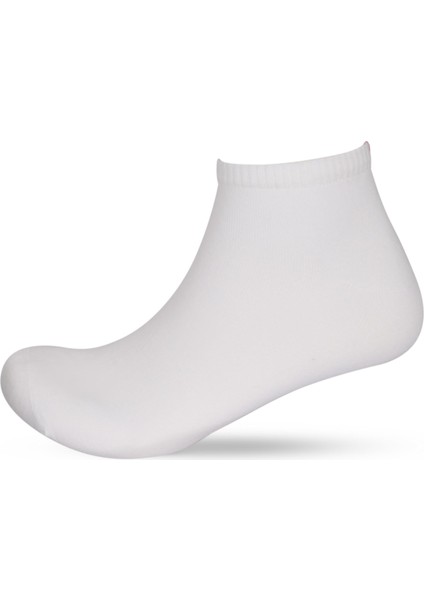 Run 3 lü Erkek Basic Patik Çorap Beyaz/Beyaz/Beyaz