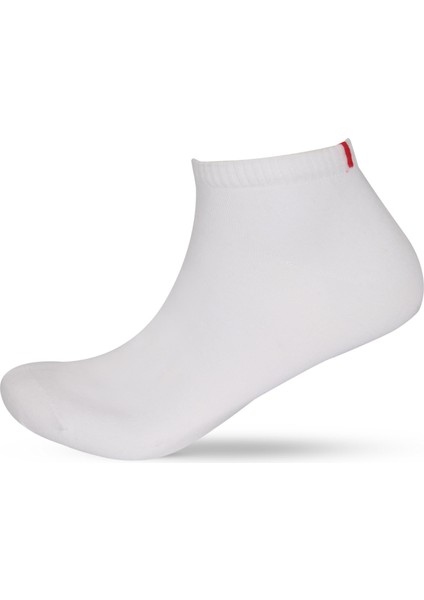 Run 3 lü Erkek Basic Patik Çorap Beyaz/Beyaz/Beyaz