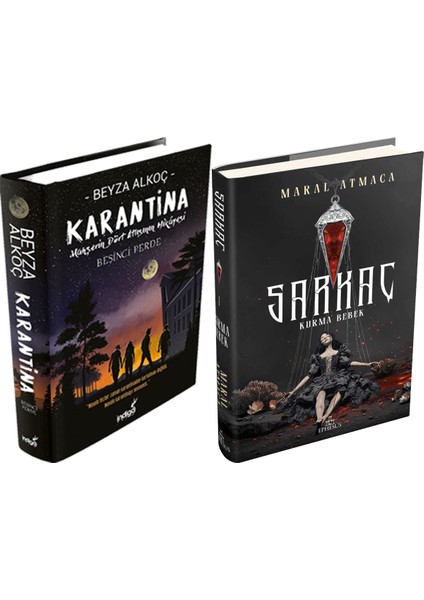 Sarkaç 1 Kurma Bebek Ciltli ve Karantina 5 Ciltli Beyza Alkoç 2li Set