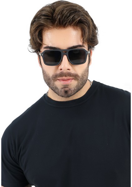 Erkek Mat Siyah Sportif UV400 Güneş Gözlüğü WP25-34 C2 M fiyatları