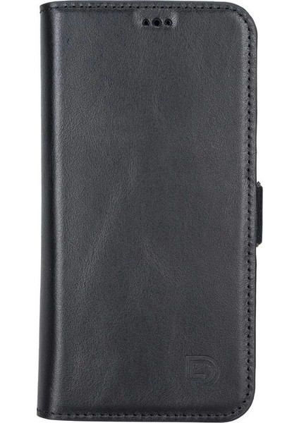 Apple iPhone 13 Pro Uyumlu Deri Cüzdanlı Kılıf Rustik Siyah fiyatları