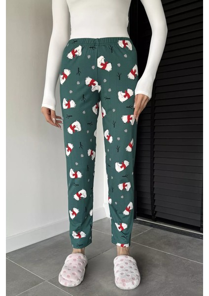 Kadın Bel Lastikli Baskılı Pijama Altı P-00019014 fiyatları