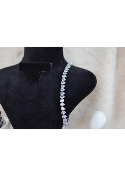 Su Yolu Silver Çelik Zarif Bileklik