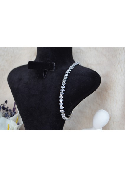 Su Yolu Silver Çelik Zarif Bileklik