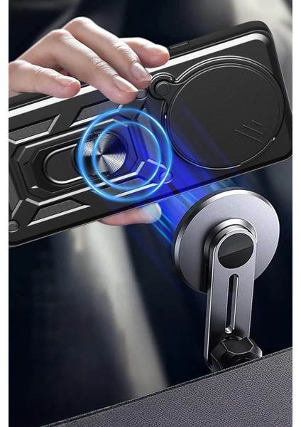 Xiaomi Redmi Note 14 Pro Plus Kılıf Pars Lens Yüzüklü Silikon - Lacivert - MRS7098-1855 modelleri