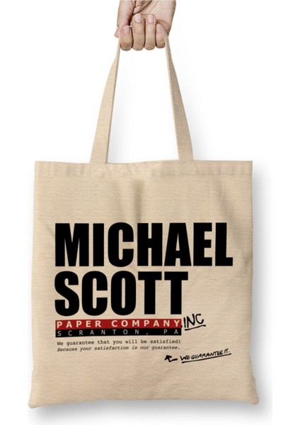Michael Scott Paper Company Dunder Mifflin The Office Parody Bez Çanta