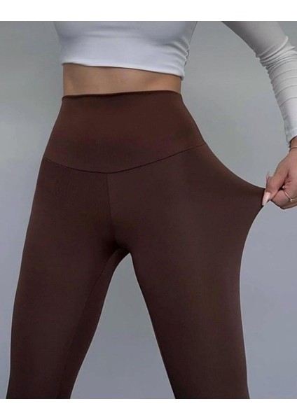 Sıkılaştırıcı Toparlayıcı Şardonlu Yüksek Bel Tayt fiyatları