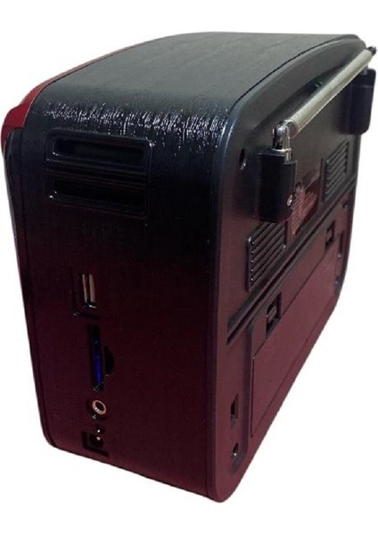 20 cm LED Lambalı 3 Bant Nostajik USB Bluetooth Radyo 4133 fırsatları