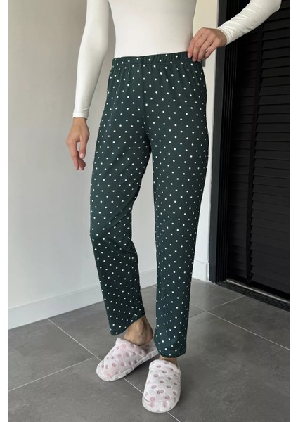 Kadın Puantiyeli Bel Lastikli Pijama Altı P-00018771 fiyatları