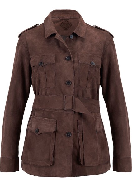 Tiora Kahve Kadın Süet Ceket modelleri