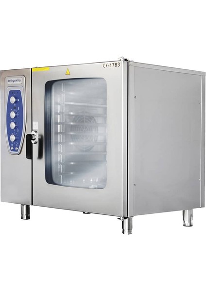 10 Tepsili Konveksiyonlu Elektrikli Fırın, 10 Gn 1/1, Kızaklı, Okfe 101