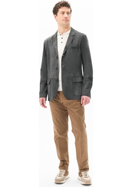 Erkek Gri Süet Blazer Ceket fiyatları