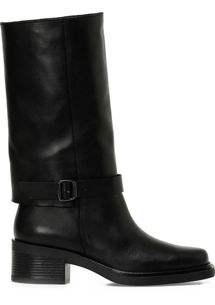 Rafael 5pr Siyah Kadın Topuklu Çizme