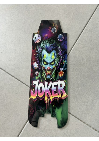Onvo Rx5 Scooter Plexi Tabanlık Yapışkanlı Deck 3mm Joker modelleri