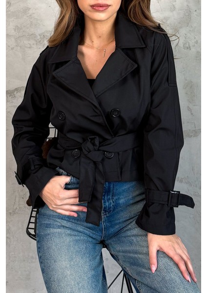 Kadın Kısa Kuşaklı Trençkot 5970 fiyatları