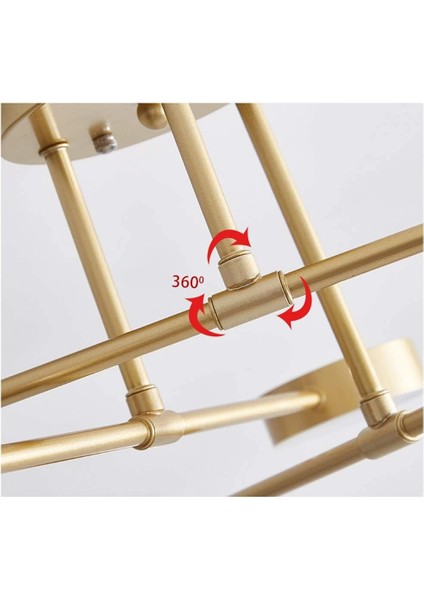 Eaos Siyah Ledli Plafonyer Avize modelleri