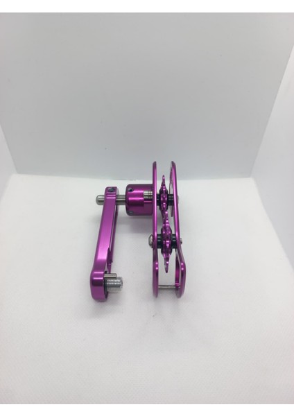 Bisiklet Zincir Gergisi / Gerdirici - Tek Hız Dönüşüm Aparatı Mor Renkli fiyatları