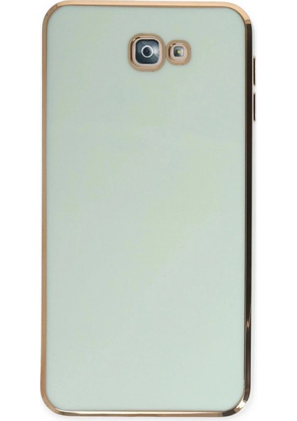 Samsung Galaxy J7 Prime Kılıf Volet Silikon - Açık Yeşil (K95)