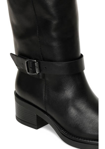 Rafael 5pr Siyah Kadın Topuklu Çizme