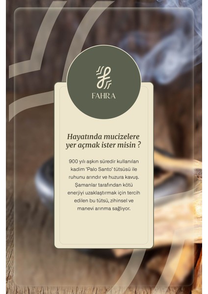 Premium Peru Palo Santo Tütsü Çubuğu 50G (6-7 Adet) – Doğal Arınma & Meditasyon Ürünü 50G modelleri