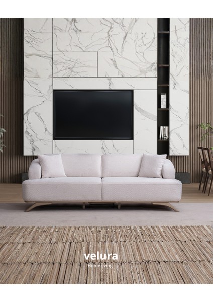 Efar Üçlü Kanepe & 3'lü Koltuk - Sırt Mekanizmalı