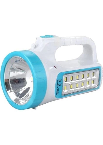 GD-410 Solar Şarjlı 3 Watt 12 LED El Feneri Işıldak modelleri