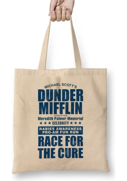 The Office Dunder Mifflin Bez Çanta Uzun Saplı