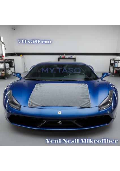 Microfiber Oto ve Araç Kurulama Havlusu Polanzl 70X50 cm
