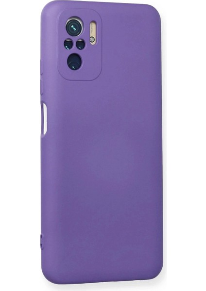 Xiaomi Redmi Note 10 Kılıf Nano Içi Kadife Silikon - Mor (K95) fiyatları