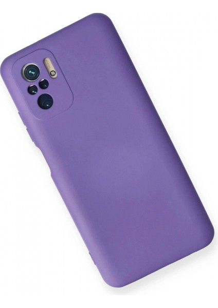 Xiaomi Redmi Note 10 Kılıf Nano Içi Kadife Silikon - Mor (K95) modelleri