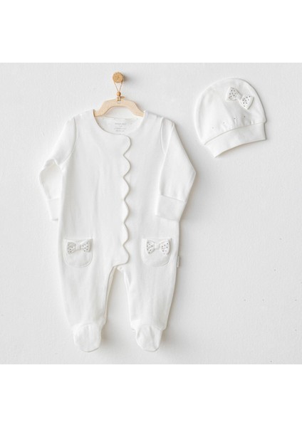 AC25823 Chic Girl Tulum Takım Ekru