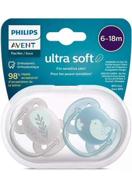Ultra Yumuşak Emzik 6-18 Ay Erkek