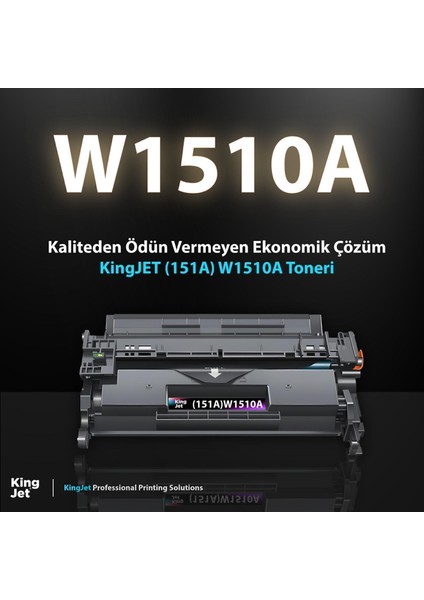 Hp Uyumlu 151A W1510A Standart Kapasiteli Çipli (10'lu Paket) Muadil Toner | 4003, Mfp 4103 fiyatları