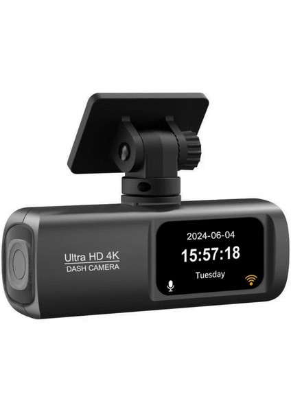 V22 Hd 4K Kamera Ön ve Arka Çift Kayıt Wifi Araç Içi Kamera