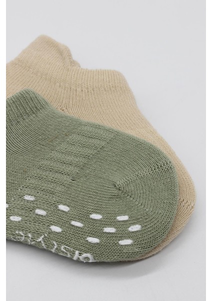 2li Sneakers Kaymaz Colours Penye Çorap 20104 Nil Bej modelleri