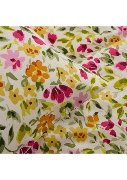 Sarah Anderson Bloomsy Tek Kişilik Nevresim Takımı Pembe