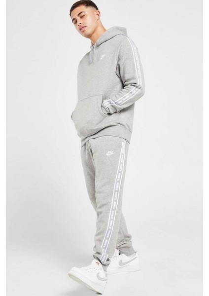 Clup Fleece Gx Trk Suit Erkek Pamuklu Gri Eşofman Takımı