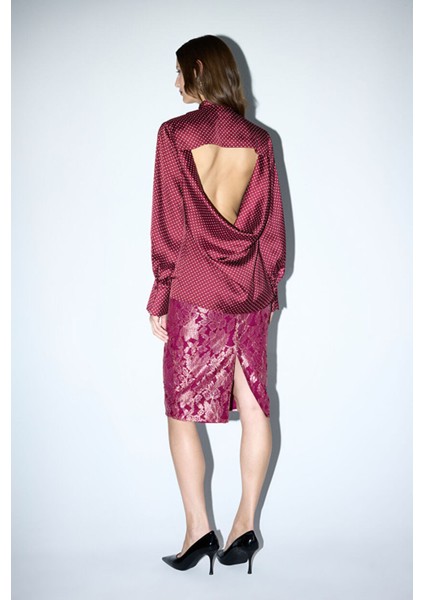 Fularlı Bluz Emp.bordo 11546031000 indirimleri