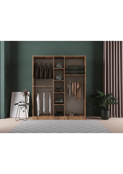 Nil 5 Kapaklı Eko Gardırop modelleri