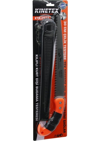 Kurt Dişi 300MM Çelik Budama Testeresi Pls.kılıflı Plastik Saplı 30CM - SAPLI=43CM (5332)